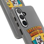 Vacation Mode On Bulldog Phone Case | Summer Beach Illustration - Image 46