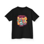 SuperKitties Birthday Girl Kids Tee | Custom Super Cat Party, Personalized Kitties Matching Shirt - Image 11