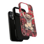 Graffiti Cat Phone Case UK, Street Art Aesthetic Cover, Bold Red Cartoon Cat Design, Dual Layer Shockproof Protective Glossy Matte Case - Image 23