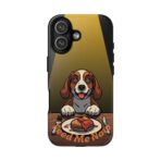 Beagle 'Feed Me Now!' Phone Case | Slim Dual-Layer Protective Case - Image 33