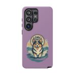 Retro Corgi Surf Phone Case UK, Cute Beach Dog Aesthetic Cover, Summer Vibes Protective Case, Dual Layer Shockproof Glossy Matte Gift - Image 51
