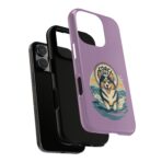 Retro Corgi Surf Phone Case UK, Cute Beach Dog Aesthetic Cover, Summer Vibes Protective Case, Dual Layer Shockproof Glossy Matte Gift - Image 19
