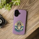 Retro Corgi Surf Phone Case UK, Cute Beach Dog Aesthetic Cover, Summer Vibes Protective Case, Dual Layer Shockproof Glossy Matte Gift - Image 4