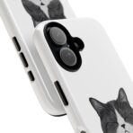 I Tolerate You Cat illustration Phone Case | Cat Face, Sarcastic Quote - Image 2