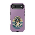 Retro Corgi Surf Phone Case UK, Cute Beach Dog Aesthetic Cover, Summer Vibes Protective Case, Dual Layer Shockproof Glossy Matte Gift - Image 35