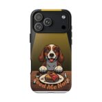 Beagle 'Feed Me Now!' Phone Case | Slim Dual-Layer Protective Case - Image 39