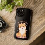 Cute Shiba Inu Phone Case UK, Cartoon Dog Pastel Aesthetic Cover, Dual Layer Shockproof Protective Case, Glossy Matte Gift Idea - Image 28