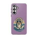 Retro Corgi Surf Phone Case UK, Cute Beach Dog Aesthetic Cover, Summer Vibes Protective Case, Dual Layer Shockproof Glossy Matte Gift - Image 45