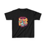 SuperKitties Birthday Girl Kids Tee | Custom Super Cat Party, Personalized Kitties Matching Shirt - Image 9