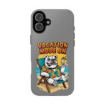 Vacation Mode On Bulldog Phone Case | Summer Beach Illustration - Image 9