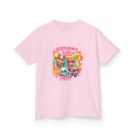 SuperKitties Birthday Girl Kids Tee | Custom Super Cat Party, Personalized Kitties Matching Shirt - Image 31