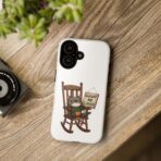 Grumpy Cat Rocking Chair Get Off My Lawn Phone Case | Protective iPhone Case - Image 4
