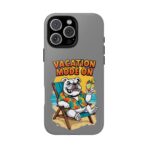 Vacation Mode On Bulldog Phone Case | Summer Beach Illustration - Image 25