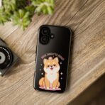 Cute Shiba Inu Phone Case UK, Cartoon Dog Pastel Aesthetic Cover, Dual Layer Shockproof Protective Case, Glossy Matte Gift Idea - Image 4