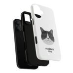 I Tolerate You Cat illustration Phone Case | Cat Face, Sarcastic Quote - Image 11