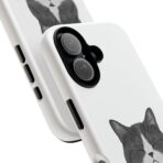 I Tolerate You Cat illustration Phone Case | Cat Face, Sarcastic Quote - Image 6