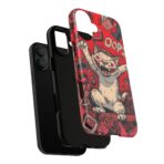 Graffiti Cat Phone Case UK, Street Art Aesthetic Cover, Bold Red Cartoon Cat Design, Dual Layer Shockproof Protective Glossy Matte Case - Image 13