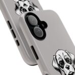 Sad Puppy Holding 'My Owner Forgot to Feed Me' Phone Case | Dog Rescue Humor - Image 2