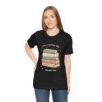 Slow Reading Club T-Shirt Book Lover Tee Cozy Literary Shirt Introvert Reading Aesthetic Top Minimalist Bookish Gift UK Style - Image 5