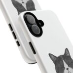 I Tolerate You Cat illustration Phone Case | Cat Face, Sarcastic Quote - Image 14