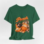 Punch The Monkey Meme Graphic T-Shirt | Baby Monkey Holding Plush Toy Retro Homage - Image 24