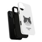 I Tolerate You Cat illustration Phone Case | Cat Face, Sarcastic Quote - Image 15