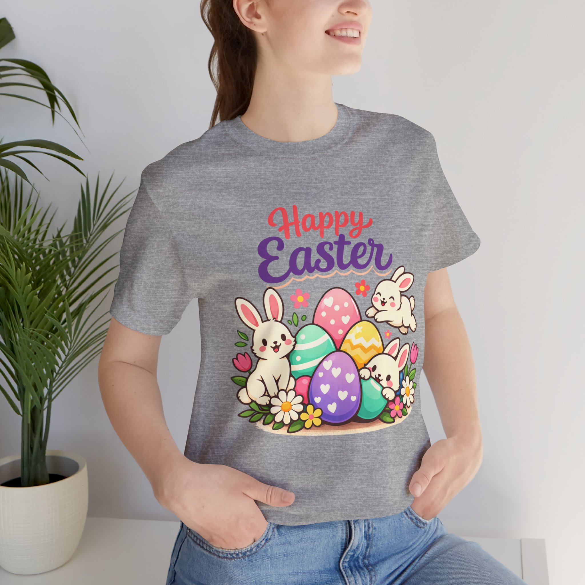 17573601695191102715_2048.jpeg Easter T-Shirt | Short Sleeve Tee - Image 1