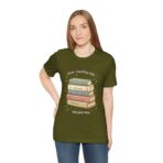 Slow Reading Club T-Shirt Book Lover Tee Cozy Literary Shirt Introvert Reading Aesthetic Top Minimalist Bookish Gift UK Style - Image 16