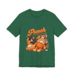 Punch The Monkey Meme Graphic T-Shirt | Baby Monkey Holding Plush Toy Retro Homage - Image 21