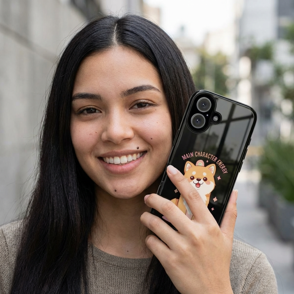 20260721075643-1f184d9b-6b76-60bc-bee3-dadf1b887dc6.png Cute Shiba Inu Phone Case UK, Cartoon Dog Pastel Aesthetic Cover, Dual Layer Shockproof Protective Case, Glossy Matte Gift Idea - Image 1