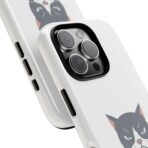 Grumpy Cat Illustration I'd Rather Be Napping Phone Case | Cute Cat Face - Image 18