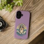 Retro Corgi Surf Phone Case UK, Cute Beach Dog Aesthetic Cover, Summer Vibes Protective Case, Dual Layer Shockproof Glossy Matte Gift - Image 8