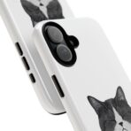 I Tolerate You Cat illustration Phone Case | Cat Face, Sarcastic Quote - Image 10