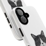 I Tolerate You Cat illustration Phone Case | Cat Face, Sarcastic Quote - Image 2
