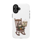 Grumpy Cat Rocking Chair Get Off My Lawn Phone Case | Protective iPhone Case - Image 13