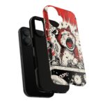 Screaming Cat Explosion phone case | tough cases, red comic art - Image 3