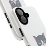 Grumpy Cat Illustration I'd Rather Be Napping Phone Case | Cute Cat Face - Image 6