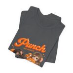 Punch The Monkey Meme Graphic T-Shirt | Baby Monkey Holding Plush Toy Retro Homage - Image 35